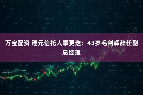 万宝配资 建元信托人事更迭：43岁毛剑辉辞任副总经理