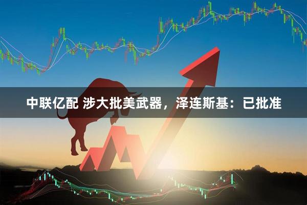 中联亿配 涉大批美武器，泽连斯基：已批准