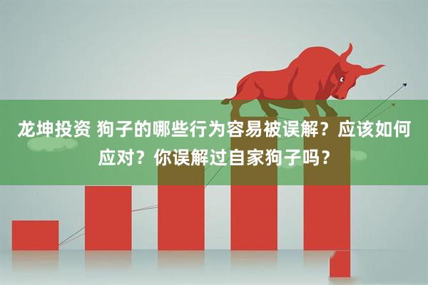 龙坤投资 狗子的哪些行为容易被误解？应该如何应对？你误解过自家狗子吗？