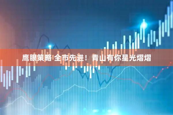 鹰眼策略 全市先进！青山有你星光熠熠